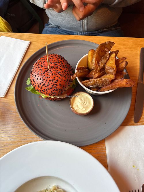 Vegan burger (beyond meat)   at The Supper Club in Kinsale