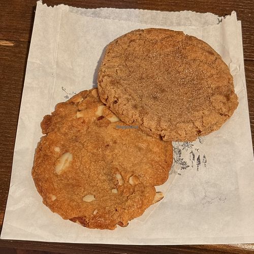 Amaretto and Cinnamon cookies  at Sebastopol Cookie Company in Sebastopol