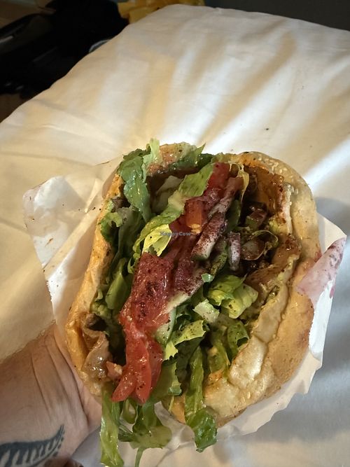 Vegan Kebab.  at Zerö Kebab in Berlin