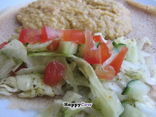 Brsin (red lentils with tomatoes, various spices and mild chillies - note that the German word for 'chillies' is 'Peperoni') at Almaz in Saarbrucken