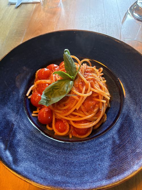 spaghetti al pomodoro  at Il Punto in Warsaw