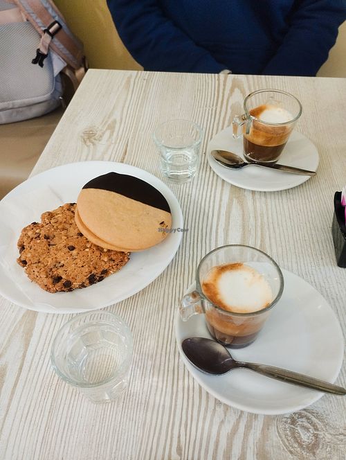 Coffee with soy milk at Caffè Pasticceria della Piazza in Sasso Marconi