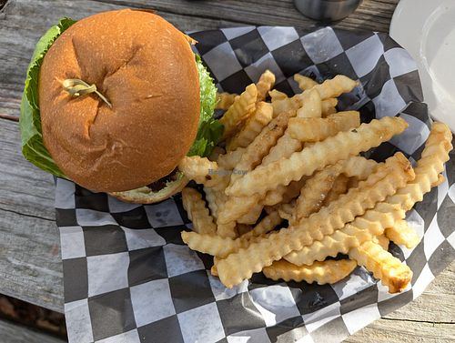 Veggie burger at The Vreeland Store in West Milford