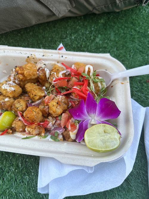 Loaded tater tots  at Hapahaole's in Las Vegas