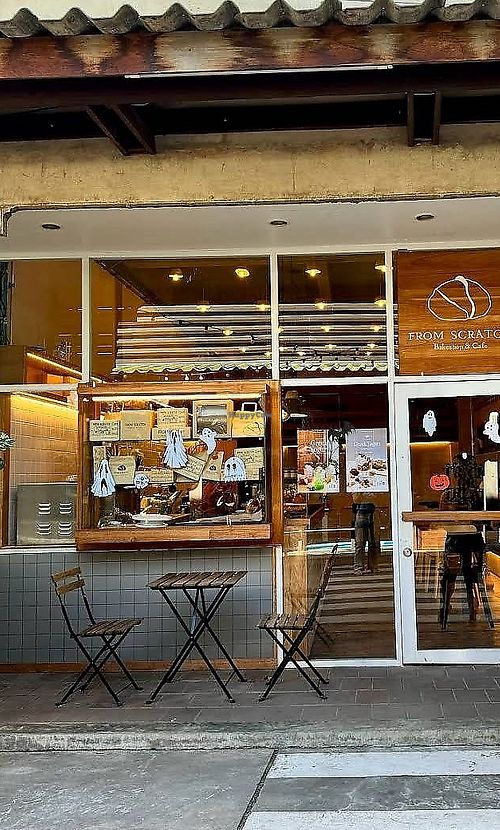 Outside at From Scratch Bakeshop & Café in Khon Kaen