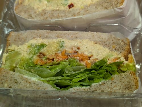 Vegan sandwich at ICN - livfarm - T1 in Seoul