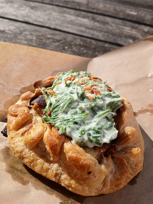 Vegan potato galette (£4.50) at East Bristol Bakery in Bristol