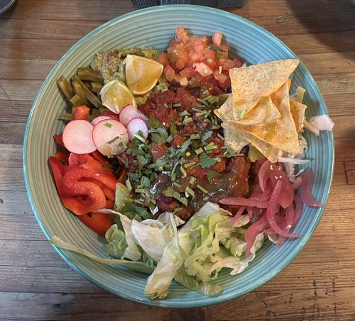 Quinoa bowl with chili sin carne   at Niezły Meksyk in Poznan