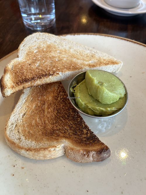Avocado on toast  at Harry's in Limerick