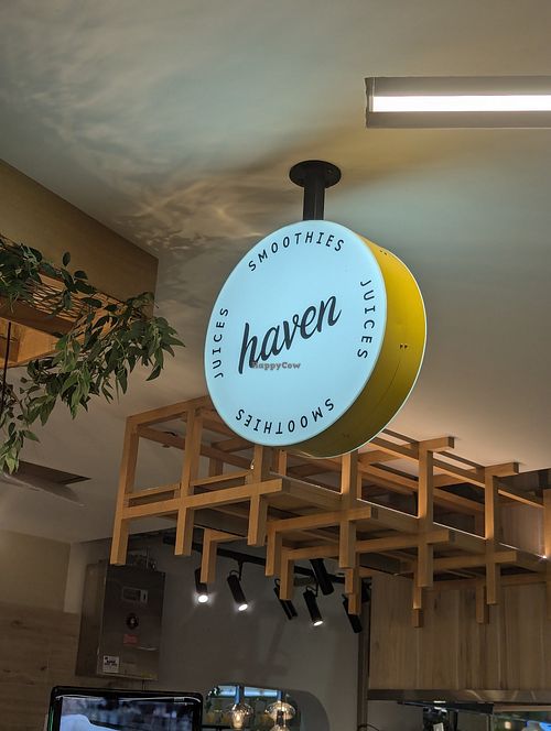 Sign at LCA - Haven  in Larnaca