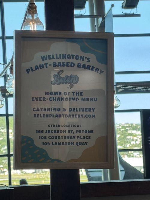   at WLG - Belen Vegan Bakery - Domestic in Wellington