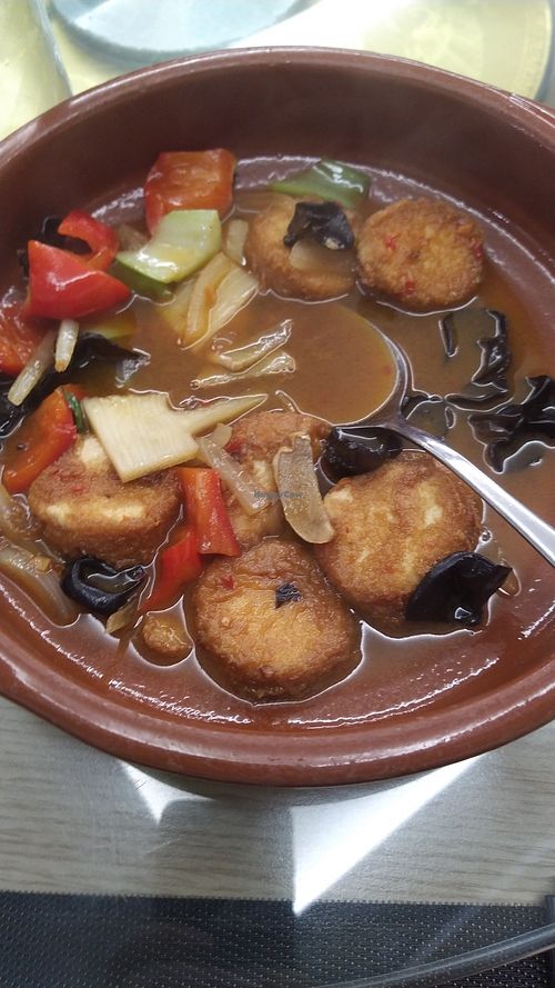 braised tofu at Ristorante Wen Zhou in Cagliari