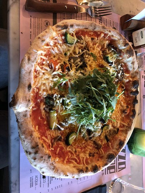 Ortolana pizza  at Pizza Beppe in Amsterdam