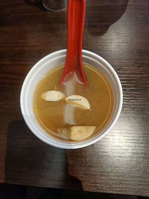 Miso soup at Line Sushi  in Metz