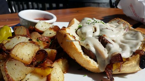 Philly at Mike's Cafe and Wine Bar in San Juan Island