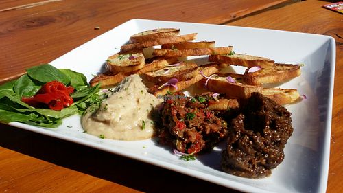 Bruschetta Trio at Mike's Cafe and Wine Bar in San Juan Island