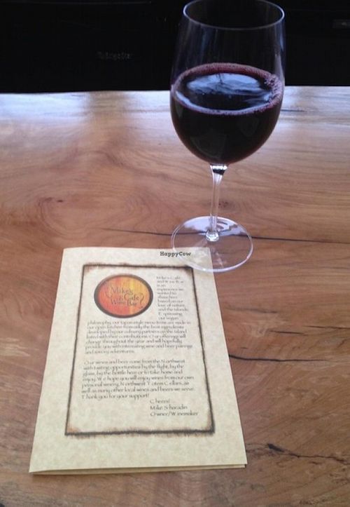 The bar at Mike's Cafe & Wine Bar at Mike's Cafe and Wine Bar in San Juan Island