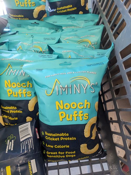 Cricket protein chips at Grocery Surplus Store in Thompson Falls