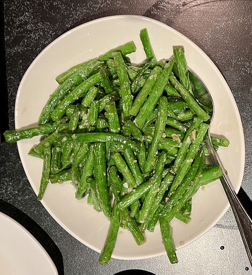 String beans w/ garlicc  at Din Tai Fung in New York City