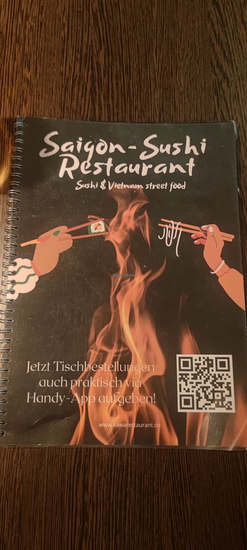 Speisekarte at Saigon Sushi in Duelmen