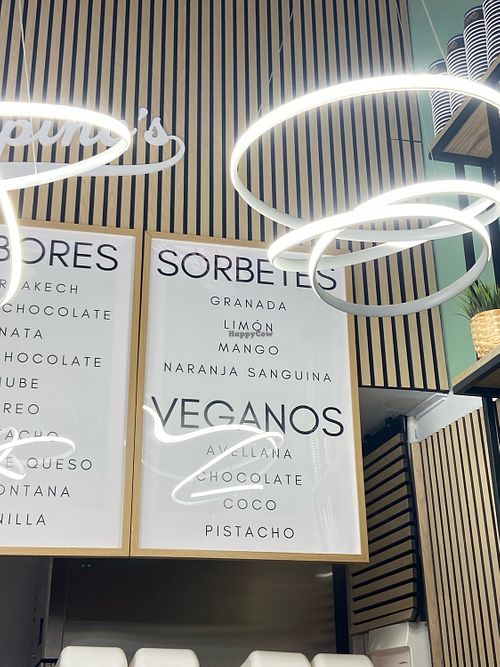  at Helados Alpinos in Granada