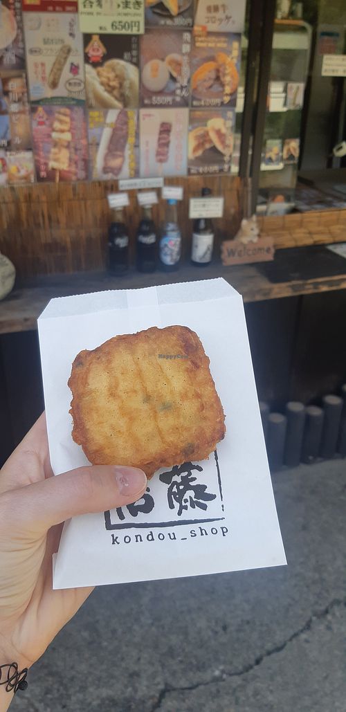 Fried vegetable tofu at Kondou Shoten in Gifu