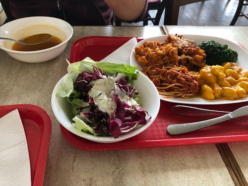 Self service lunch at 108 in Ljubljana