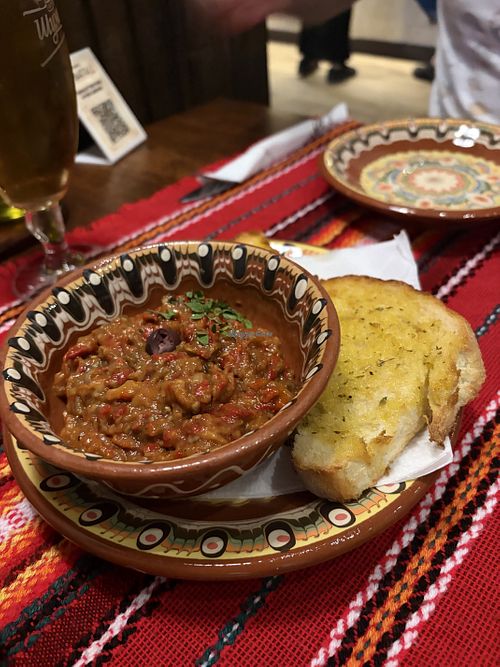   at Izbata Tavern in Sofia