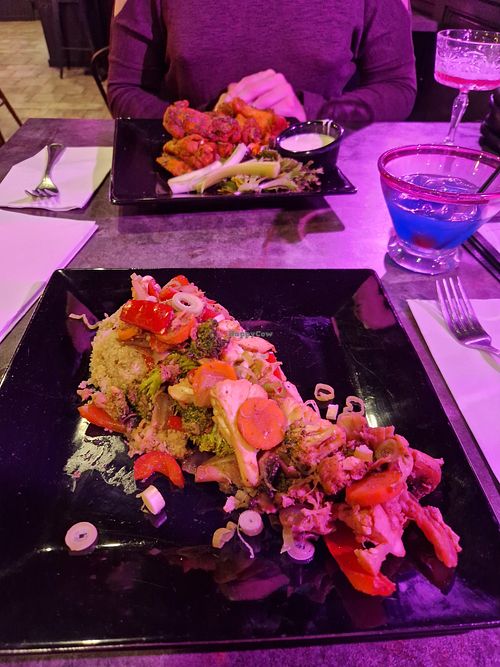 Vegan bowl at Femme Bar in Worcester