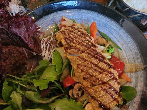 Vegan Love (Vegane Ente in Pilzsauce) at COM Vietnamese Kitchen in Bochum