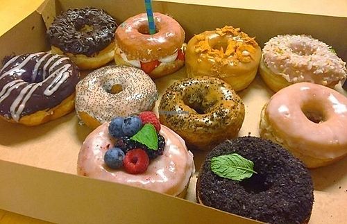 decadent donuts  at Donut Friend - Highland Park in Los Angeles
