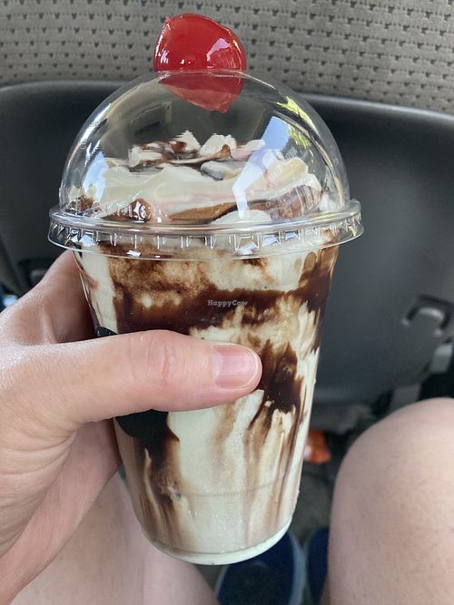 Chocolate mint shake  at Donut Friend - Highland Park in Los Angeles