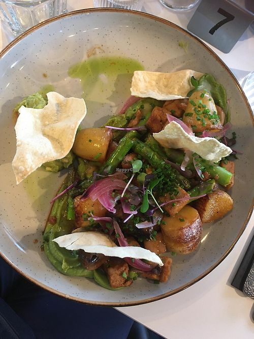 Tofu dish at Matarlist in Hellissandur