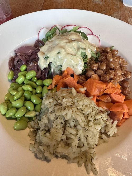Buddha bowl   at The Cabbage Shed  in Elberta