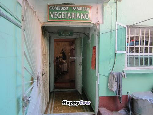 Second floor entry.  This restaurant is not handicap accessible. at Comedor Familiar Vegetariano in Mexico City