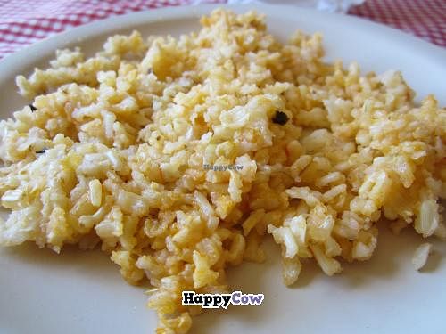 rice at Comedor Familiar Vegetariano in Mexico City