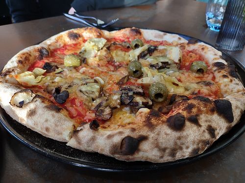 Vegan Capri Pizza  at The Italian Sul Lago in Milton Keynes