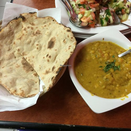 Roti and Tadak Dal at Sukh Sagar in Adelaide