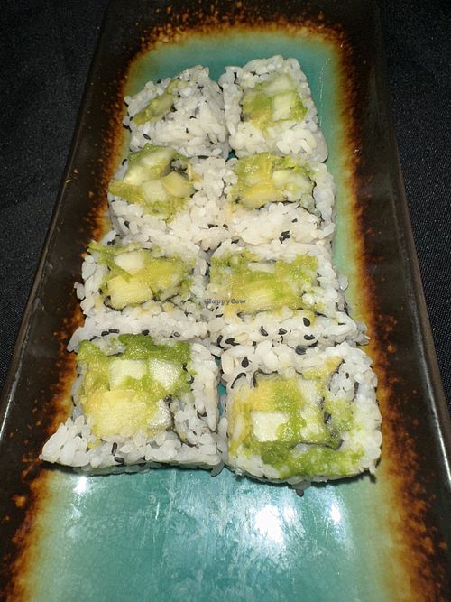 Veggie sushi   at Far East Steakhouse in St Croix