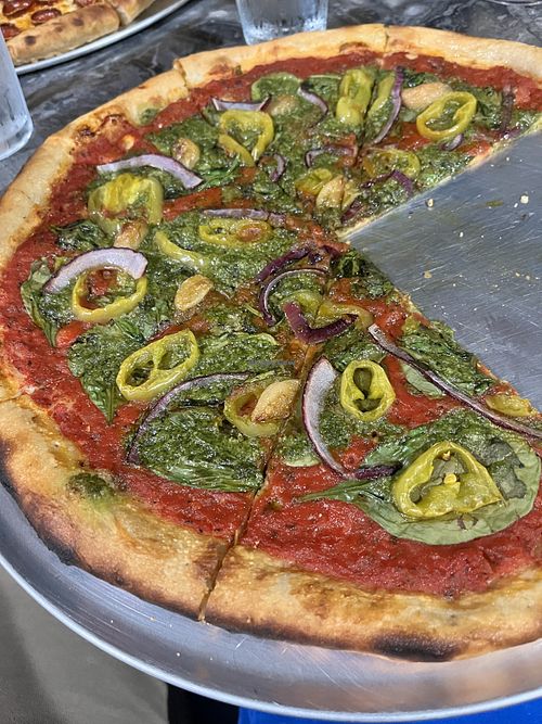 Vegan pie(designated vegan on the menu)  at Far East Steakhouse in St Croix