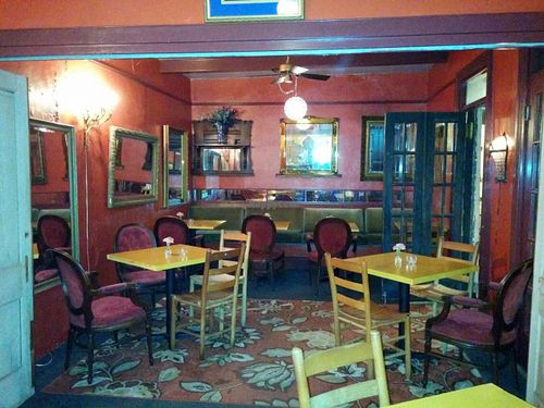 Dining area at Bhava in New Orleans