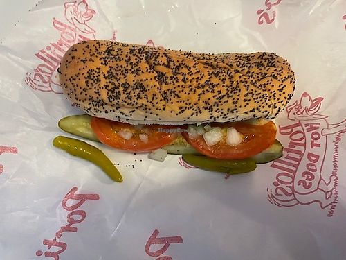 Vegan Gardendog at Portillo's & Barnelli's in Schaumburg