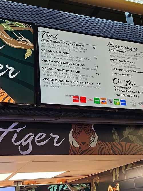 Menu as of Feb 1 2025 #Veganuary at Madame Tiger - Food Stand in Calgary