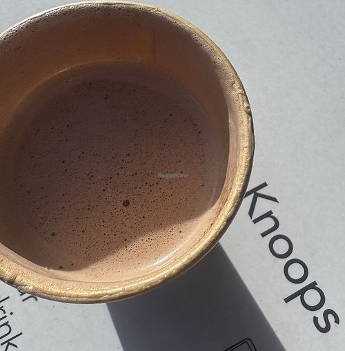 70 % vegan dark chocolate, cinnamon, coconut milk   at Knoops in Bath