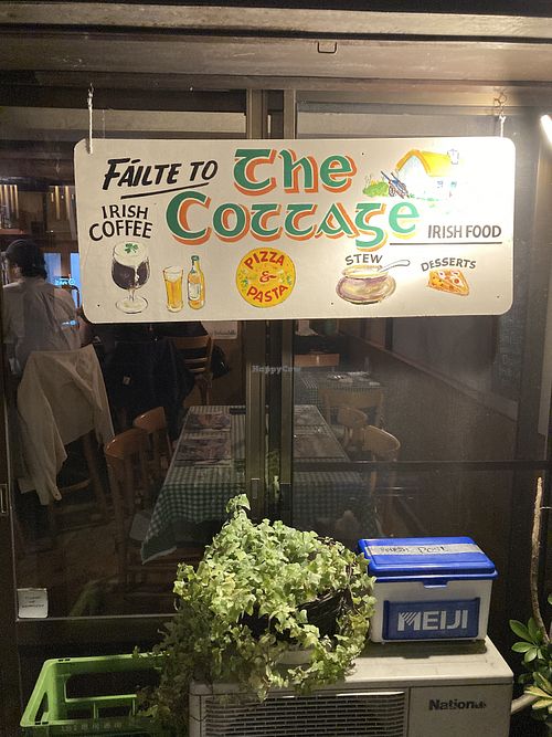 Shop sign  at The Cottage in Kanazawa