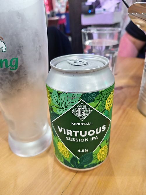 Vegan beer at Zaap Thai Street Food in Durham