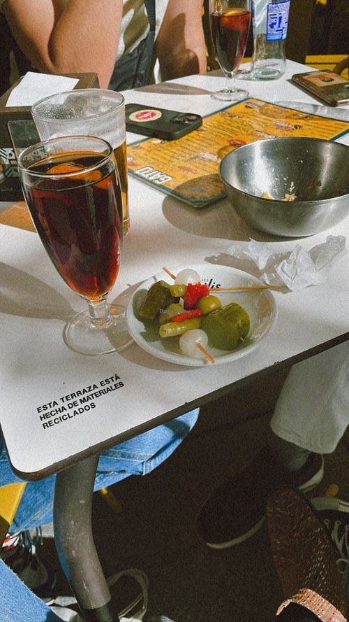 Vermut y banderillas  at GATO in Madrid