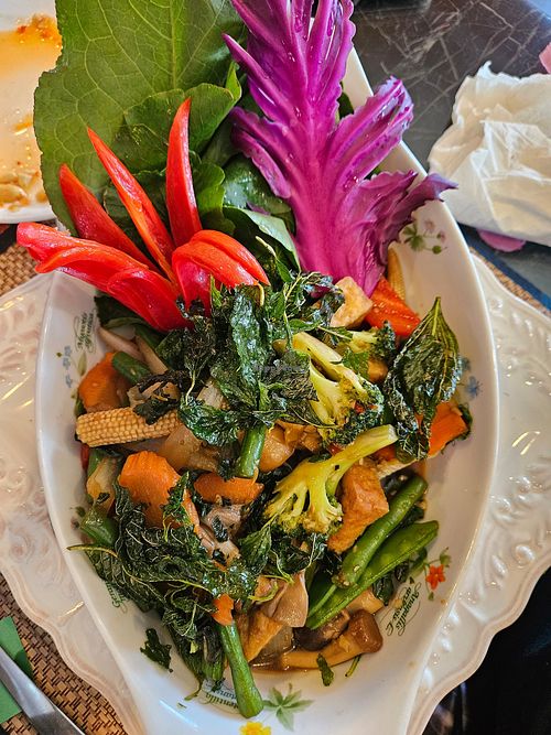 Pad Ka-Prao Jae at My Thai in Frederick