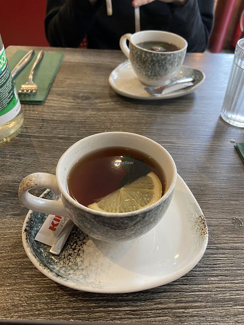 Mint tea with lemon  at La Maison du Liban (Notre Dame) in Versailles
