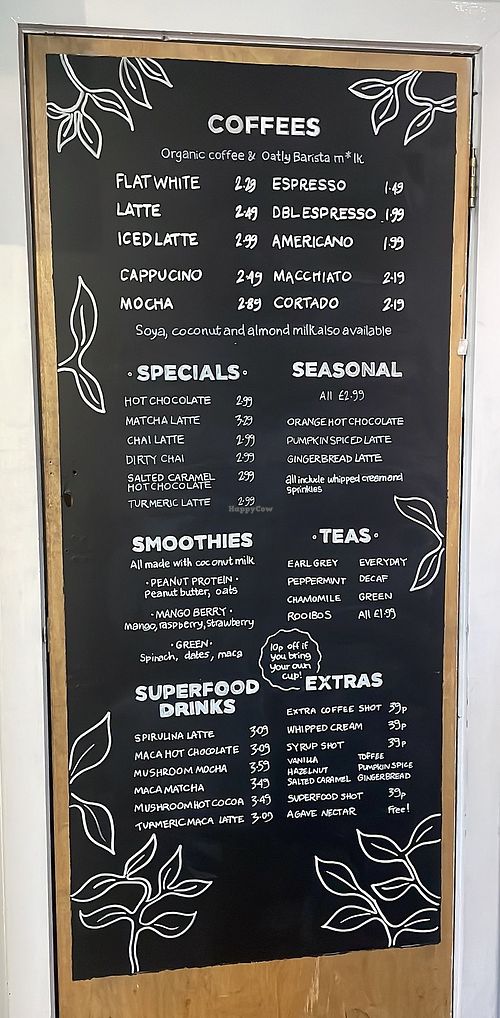 Drinks selection  at Kindly - York Place in Brighton